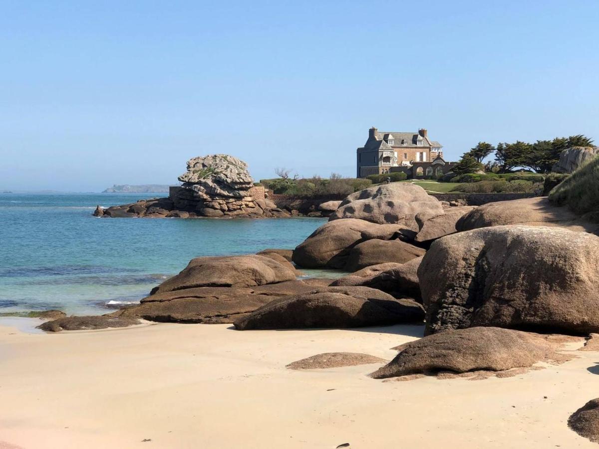 Superbe Appartement Avec Wifi Et Parking A Tregastel - Fr-1-368-174 Buitenkant foto